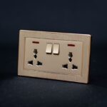 C6 Twin Socket - Gold