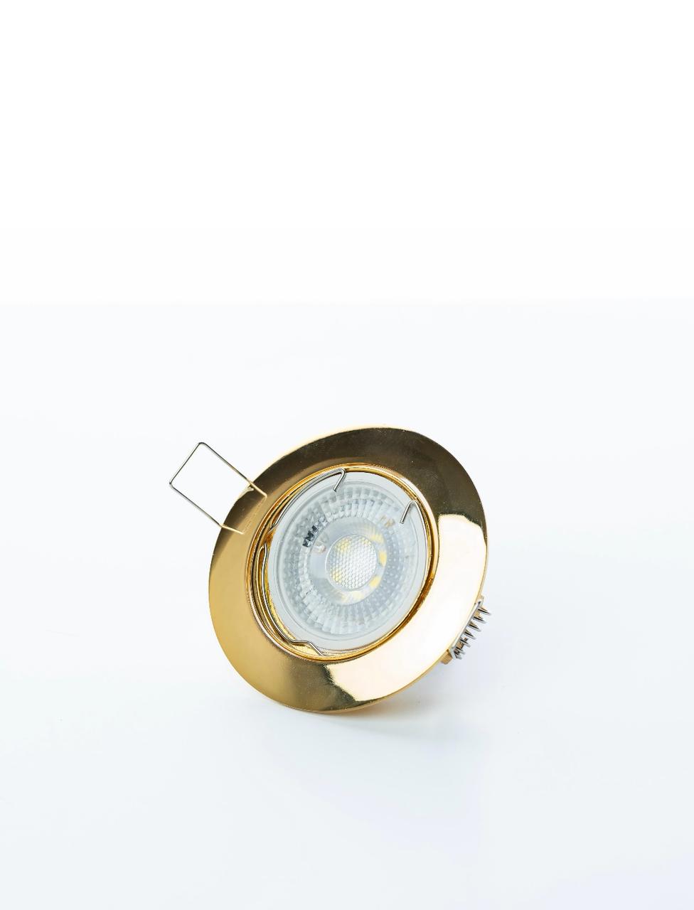 downlighter6 Gold Metallic Downlighter - Image 1
