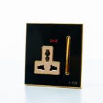 H8 Single Socket - Black