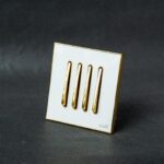 H8 4 Gang Switch - White