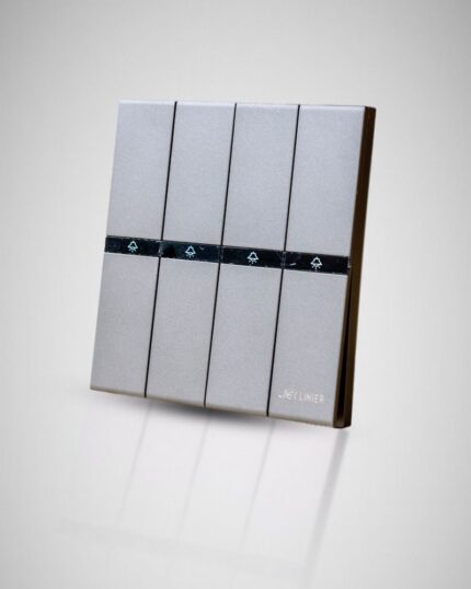 T8 4 Gang Switch - Grey