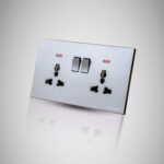 T8 Twin Socket - Grey